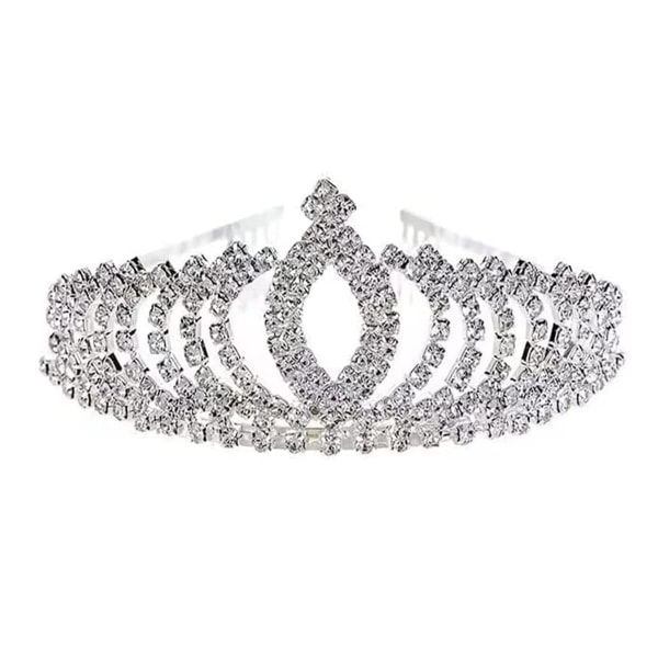 Nyhed Prinsesse Tiara Sparkle Krystal Rhinestone Børns Krone