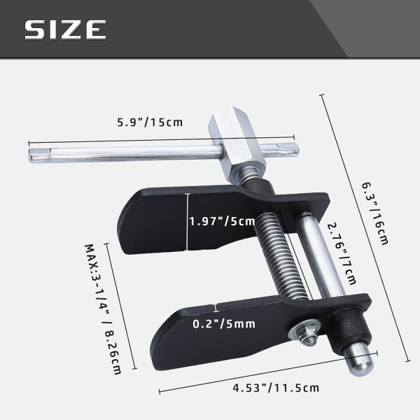 Skivbromsok Installer Spreader Kaliper Kolv Spreader Verktyg