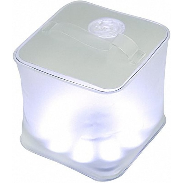 Inflatable Frosted Cube Solar Survival Emergency Lantern