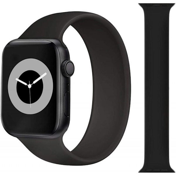 Elastisk Sportarmband Apple Watch 38/40/41mm - Svart Black