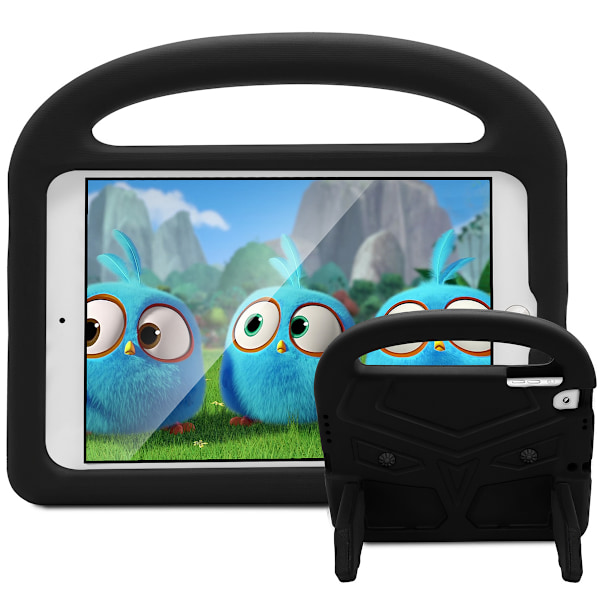 Barnfodral med stativ sort iPad Air2 sort black Silikon/Gummi