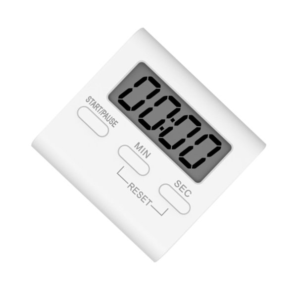 Kontortimer Børneklokke Timer Alarm Hvid