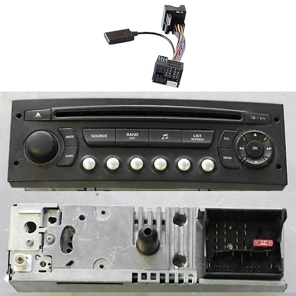 Bluetooth 5.0-bilstereoadapter för Peugeot Citroen C2 C5 Rd45 Rd4-radiomodul - Perfekt