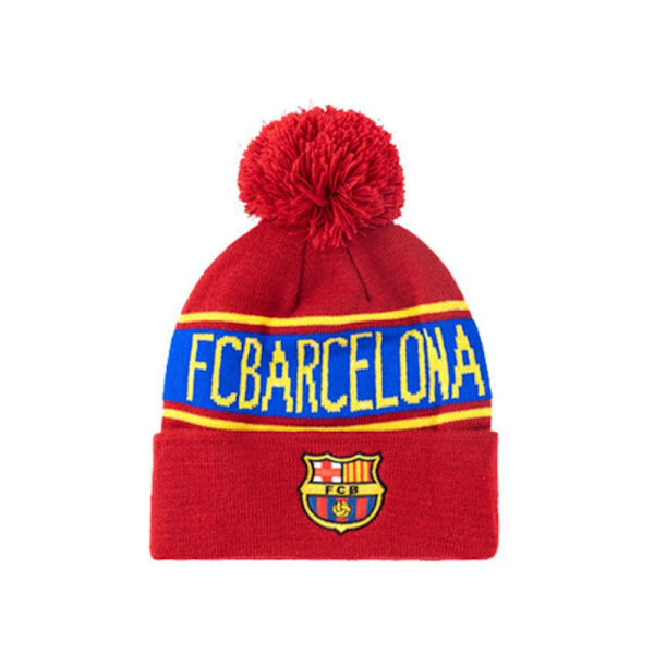 FC Barcelona Strikket Hue -FA2- Barcelona Red