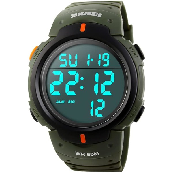 Men's Waterproof Digital Electronic Sports Watch Military