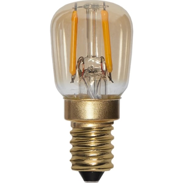 2st LED-lampa Amber E14 DECOLED för fönster- och bordslampor