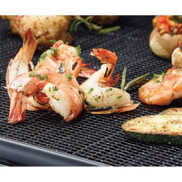 Grillnätmatta, skärbar bakmatta non-stick nät för Grilli