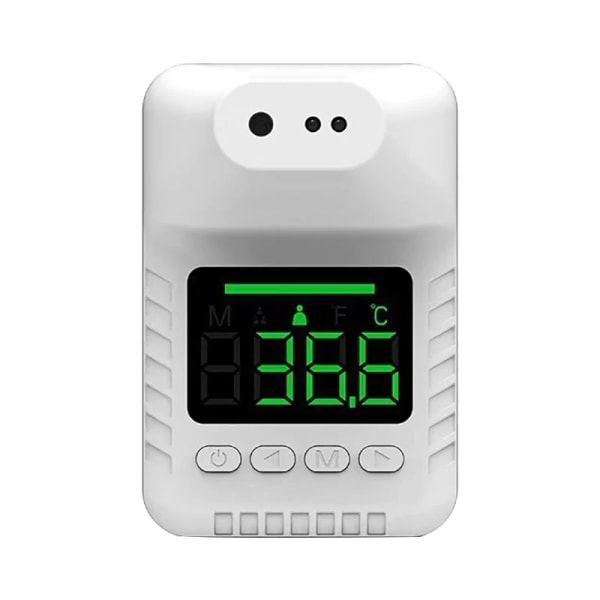 Berøringsfri infrarød digitalt termometer, vægmontering, elektronisk pyrometer, klinisk nøjagtighed