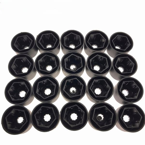 20 kpl VW Golf pultinsuojus auton vanteet pyöränmutterisuojus musta-FA-