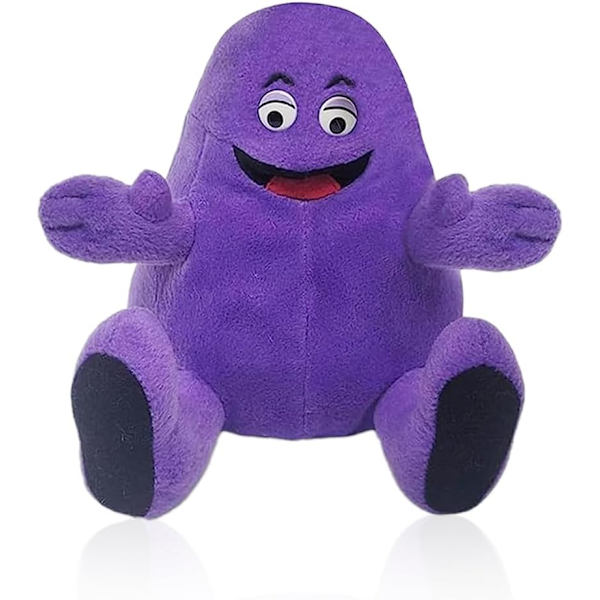 Grimace Shake Gul Hat Plysch Legetøj Plushie Fyldt Dyr Legetøj Dock