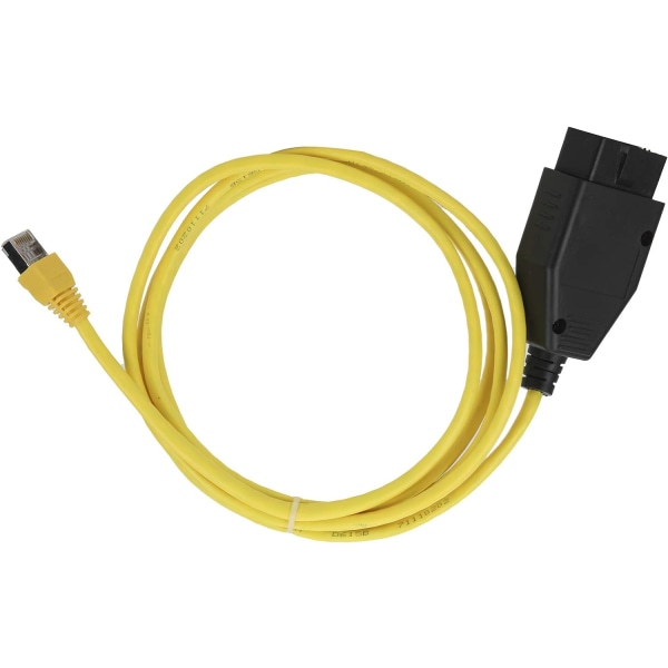 Ethernet till OBD-kabel, OBD2-kabel Ethernet till OBD-kabel ENET-gränssnitt Datakodning Diagnostikverktyg Passar för F/1/3/5/7-serien