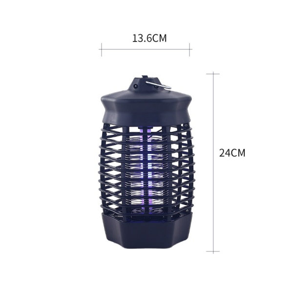 Elektrisk myggfellelampe, ultrafiolett myggfelle, giftfri