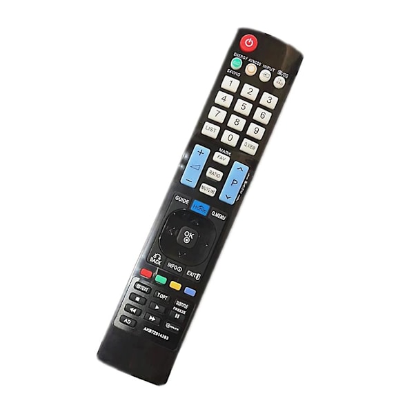 Akb72914293 Fjärrkontroll Ersättning för Lg Tv 42pt352k-zb 60pv250- 42pt353- 42pt250k- 42pt353a- 42pt [DB] Black