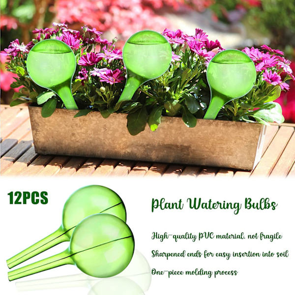 12-pak plantevanding kugler selvvandingssystem PVC selvvanding kugler one size