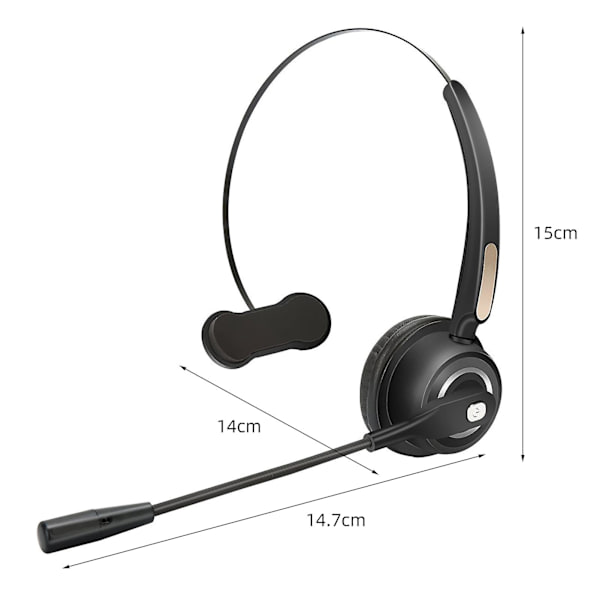 Bh520 støjreducerende kontorheadset bred kompatibilitet trådløs