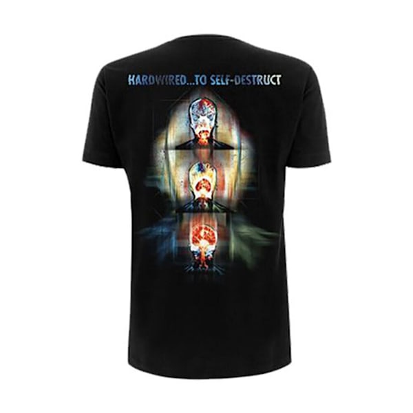Metallica Unisex Voksen Exploded Back Print T-skjorte L Svart L Black