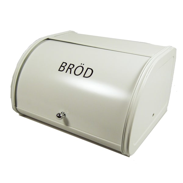 Brødkasse i metal hvid brødform White White Vit
