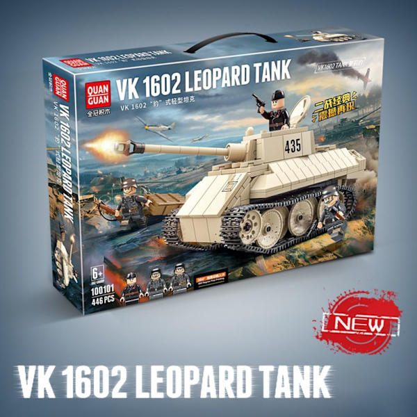 446PCS Tanklegetøj Hærvåben Hovedkampvogn-FA-