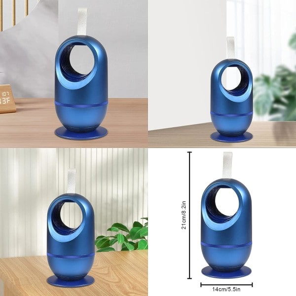 CDQ Anti-mygglampa, 360° myggdödarlampa, USB elektrisk antimygglampa, UV Elektrisk flugdödare