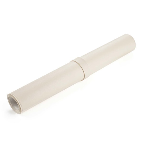 Skrivbordsunderlägg 80x40cm PU Läder Beige beige