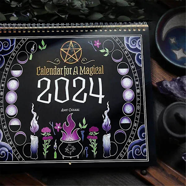 2024 Magisk: För vardaglig levnadsfickkalender 2024 Kalender för en magisk (FMY)