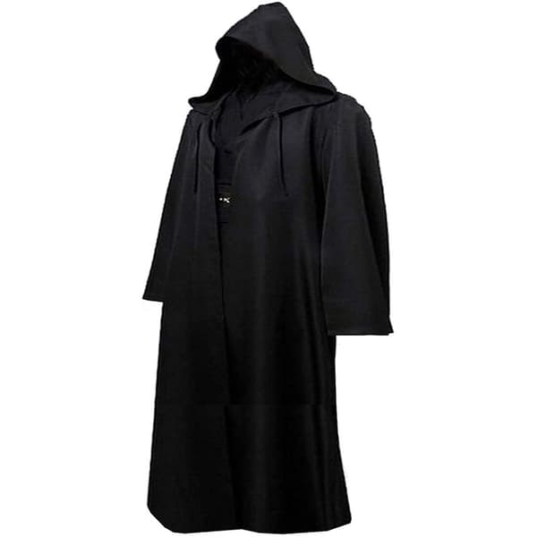 Voksen Halloween Kostyme Hettegensere Kappe Cosplay Kapper Hettekåpe Svart-FA- black S