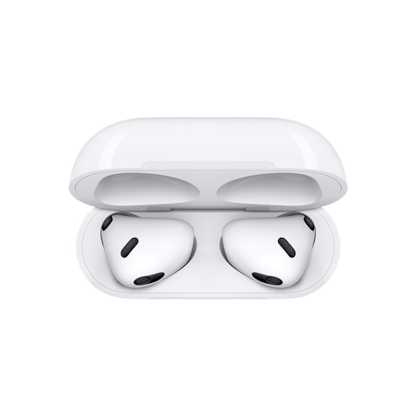 AirPods TWS Bluetooth-hörlurar med Lightning-fodral, trådlös laddning stöds.