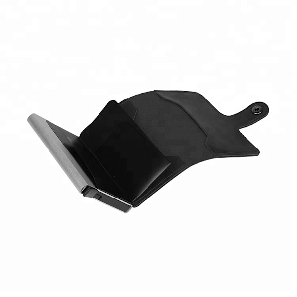 Kortholder i aluminium - RFID-sikre beskyttelse Seddelrum black