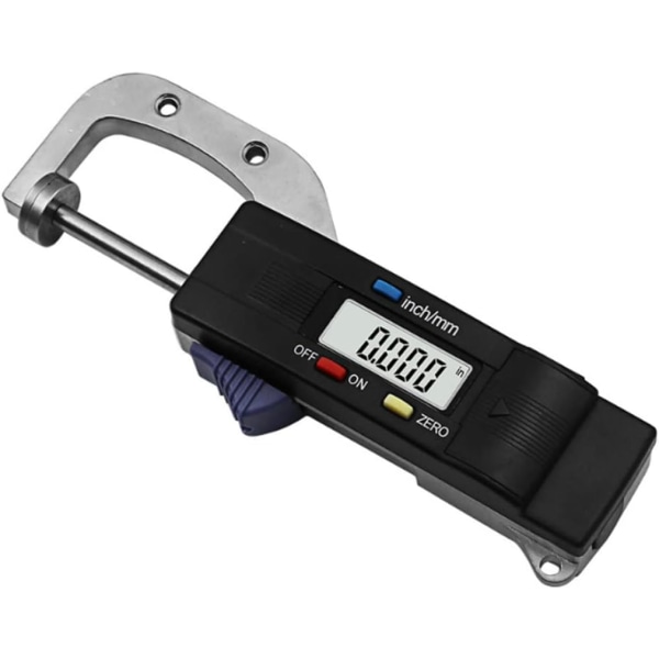 Digital tjockleksmätare 0-25 mm tjocklekstrådstestare för järn