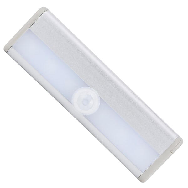 6LED Skåpslampa med Rörelse- och Ljusdetektering - Dubbel Induktion Nattlampa