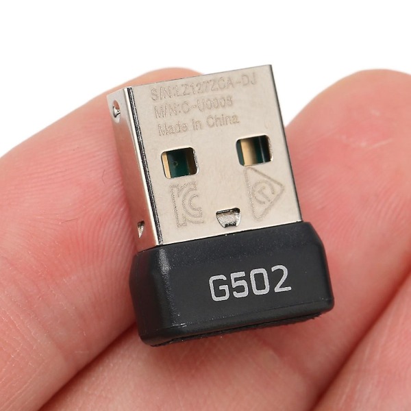 USB-mottaker 2,4 GHz Trådløs stabilt signal Liten bærbar Slitestark ABS metallmusadapter for G502 Lightspeed-mus