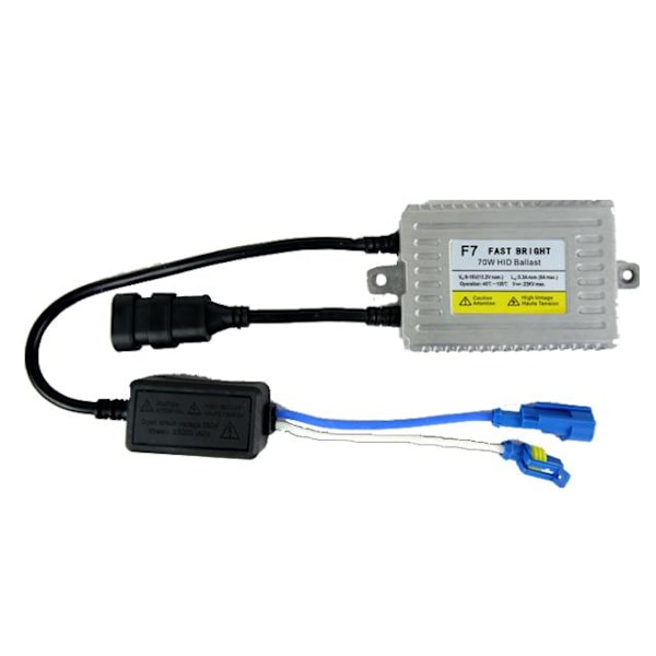 Xenon 70W Speed Start AC digitalt slank sett Rask lyssterk xenonsett H7 6000k