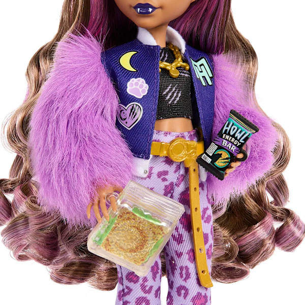 Monster High Clawdeen Wolf Dockan med Husdjur multicolor 418