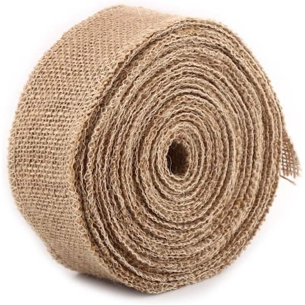 Jutebandrullar Rustik Rulle Jutetyg Band Burlap Tyger