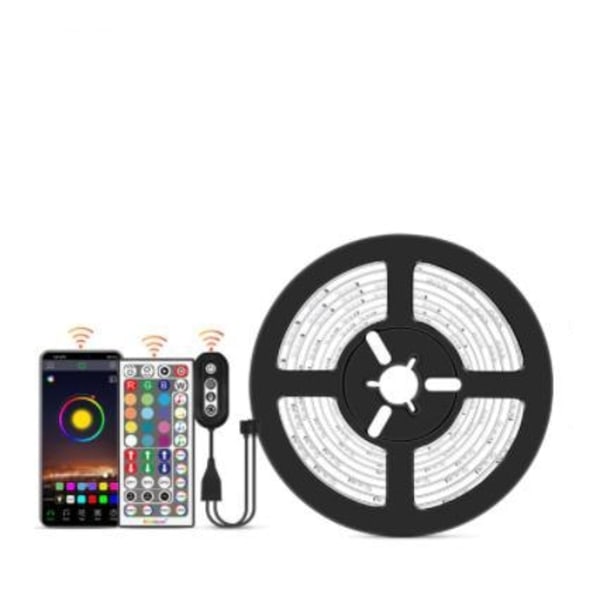 6M - 44-knappars musik-LED-remsa - APP-kontroll - Musikkontrollbox MultiColo multicolor 6m 44key music led strip 30led/m