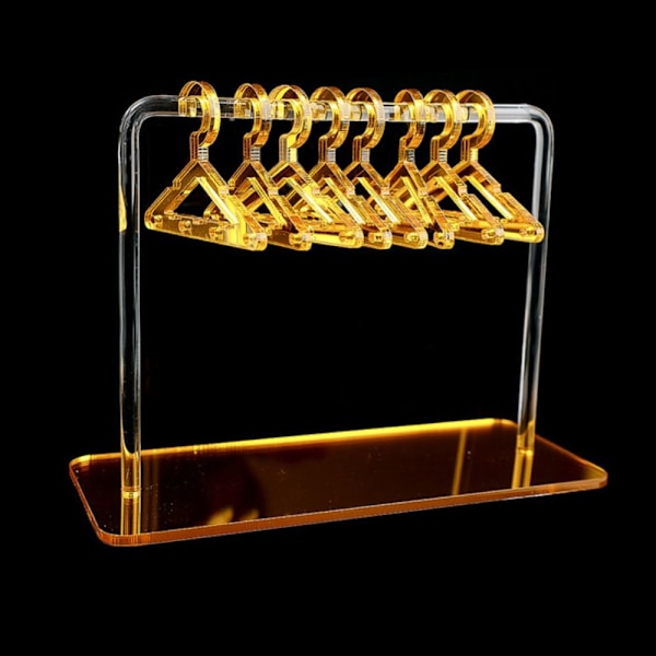 Øreringe Stativ Organizer Smykke Display Holder GULD Gold