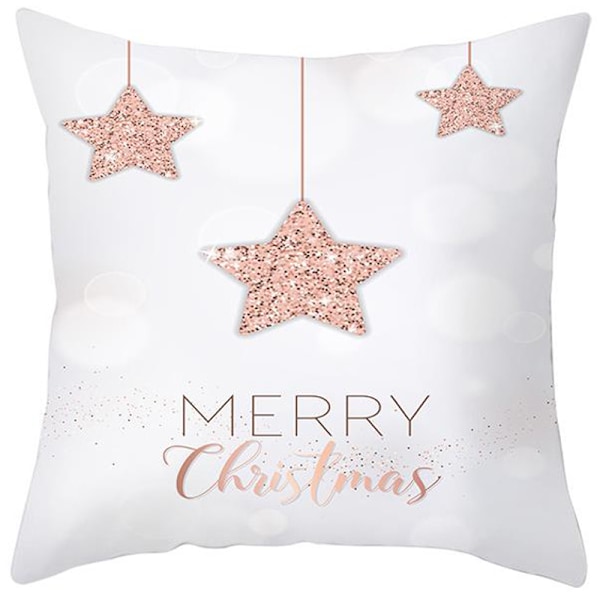 18' julrosa fodral Snowflake Case Soffa Heminredning #7