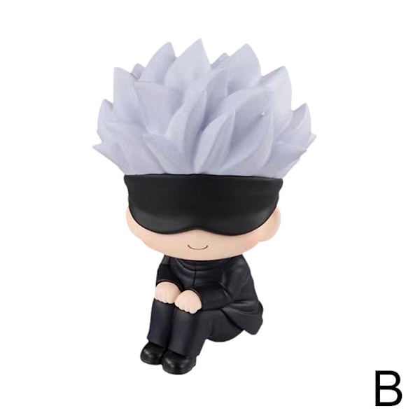 Anime Jujutsu Kaisen Figur Yuji Itadori Gojo Satori PVC Dockor M