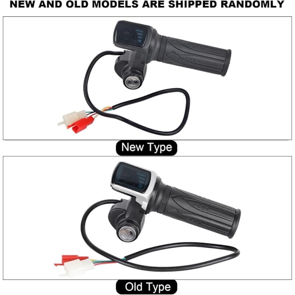 Longziming 60V LED-digitaalimittari sähköpyörä skootteri kaasukahva & kaapeli & virta