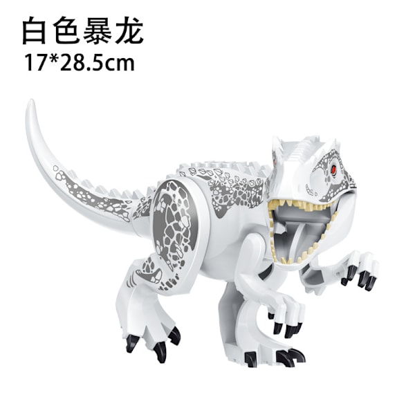 Dinosaurusfigurer, Indominus T Rex-block, stort dinosaurieblock, børnefødselsdagsfest D