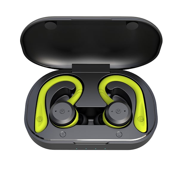 20 tunnin toistoaika Vedenpitävät Bluetooth-kuulokkeet Dual Wear Langattomat urheilukuulokkeet Tws Ipx7-kuulokkeet Stereo green