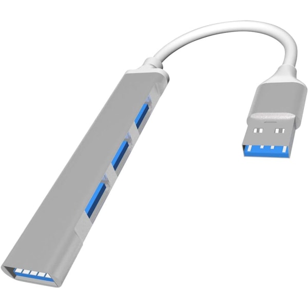 Aluminum Slim PS4 USB Hub Multi USB Port Expander for Laptop