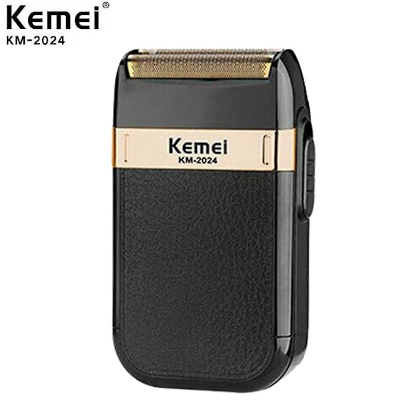 KM-2024 Elektrisk Barbermaskin Trimmer Hårklipper USB Oppladbar