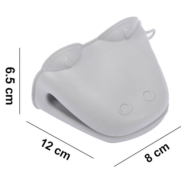Silikonugnshandskar, 2-pack tjocka silikongrytlappar -FA6-