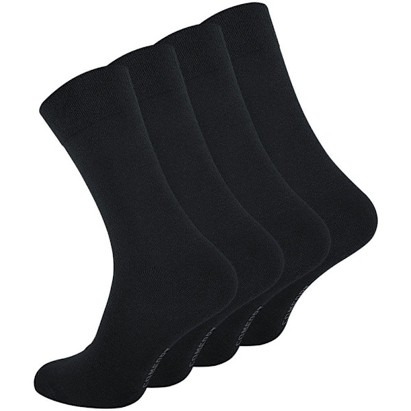 Strømper Løse Elastik 8-Pak Sort 39-42 Black