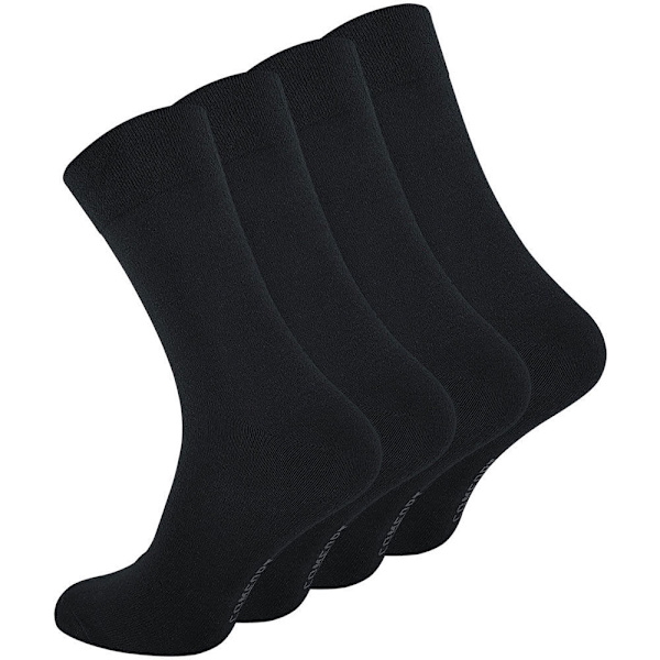 Strumpor Lös Resår 8-Pack Mörkgrå 39-42 Dark Gray