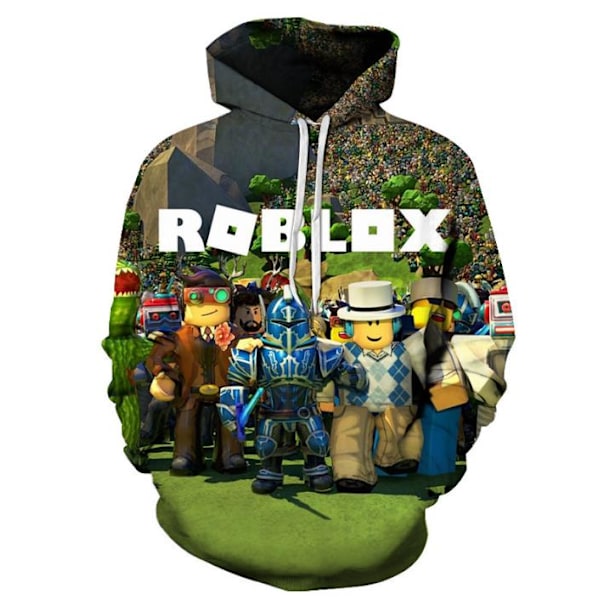 ROBLOX Børne Hoodie Jakke Kappa Langærmet Hooded Top B B 130cm