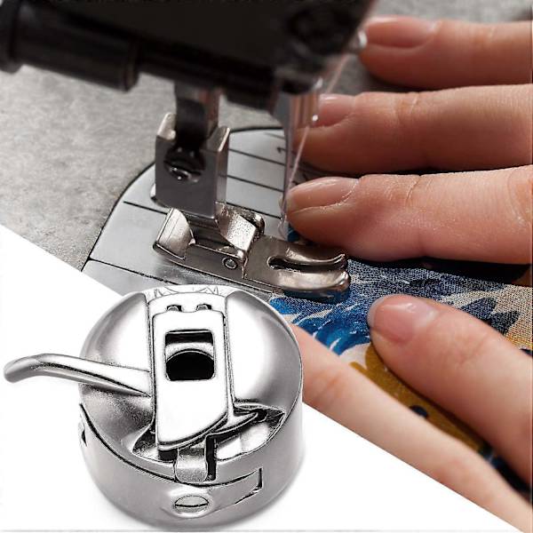 4 Pieces Bobbin Case for Sewing Machine Stainless Steel Bobbin Case for Front-Loading Machines Class 15-FA-