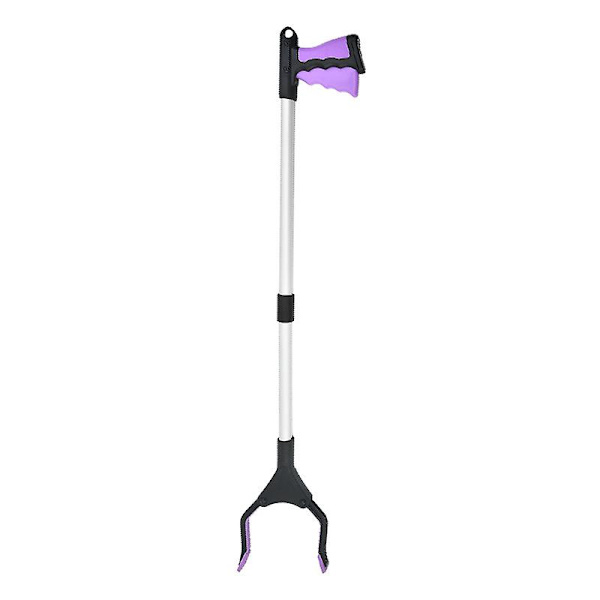 Kannettava tarttuja ja ulottuvuustyökalu, jolla voit noutaa tavaroita. Purple