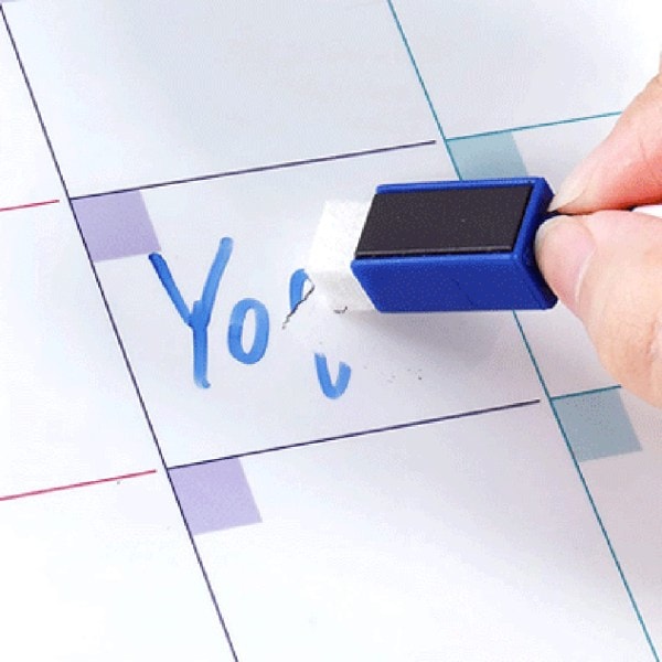 Mjuk magnetisk whiteboardtavla för kylskåp Månads-/veckoplankalender null - 2